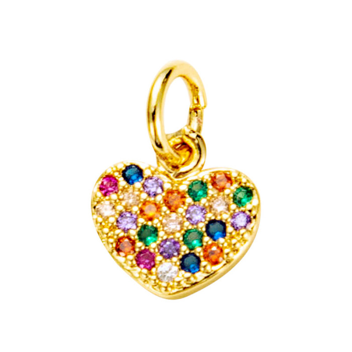 accesorios al por mayor creativo clave corona estrella de mar arco iris collar colgante