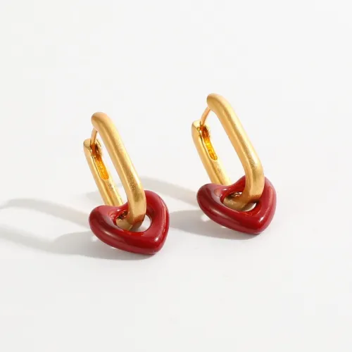 cabeza roja de oro real de 14 k chapada en latón nueva