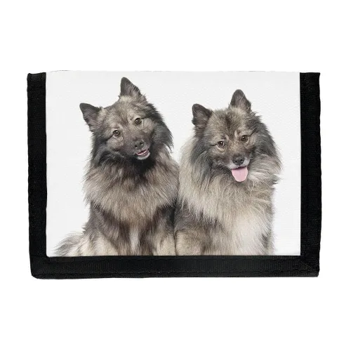 Keeshond Dogs Wallet