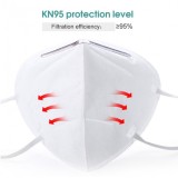 50Pcs KN95 Face Mask Adult Anti-Fog Haze Dustproof Mask