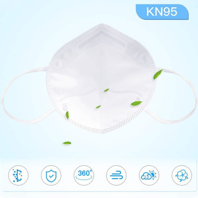 50Pcs KN95 Face Mask Adult Anti-Fog Haze Dustproof Mask