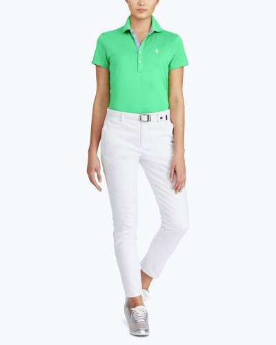 Tailored Fit Mesh-Panel Polo1