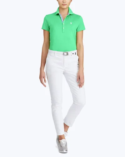 Tailored Fit Mesh-Panel Polo1