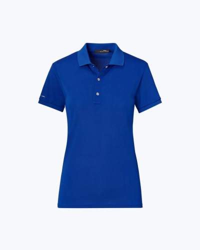 Tailored Fit Mesh-Panel Polo