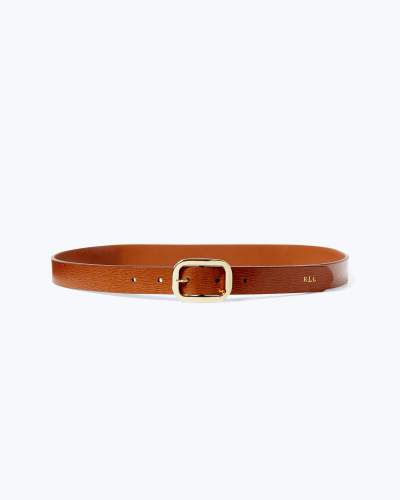 Saffiano Leather Belt