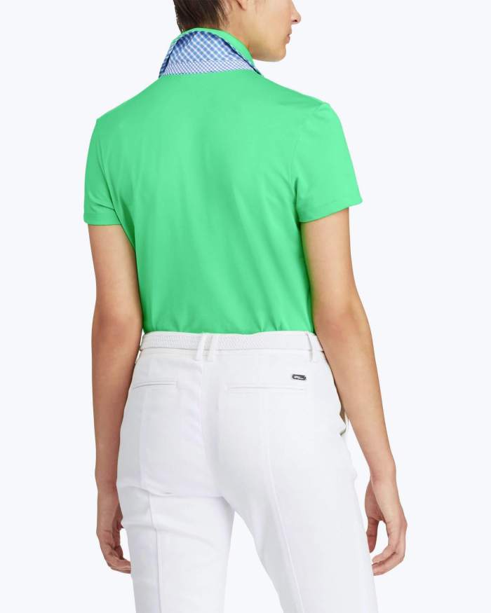 Tailored Fit Mesh-Panel Polo1