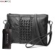 Sheepskin Solid Color Mini Shoulder Crossbody Bag Rivet Tassel Women Messenger Bags Braid Weave Sho