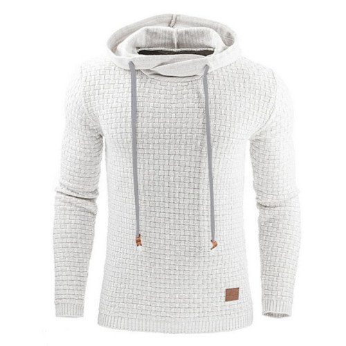 JCCHENFS T-Shirt Spring Long Sleeve V-Neck Men Solid Cotton