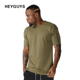 MYDBSH Spring O-Neck Slim Fit Long Sleeve T Shirt Mens