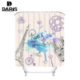 SDARISB Green Shower Curtain Bathroom Designer Cloth Art Finished Product Sexy Girl Portrait Bath Curtains Bathroom Decorated