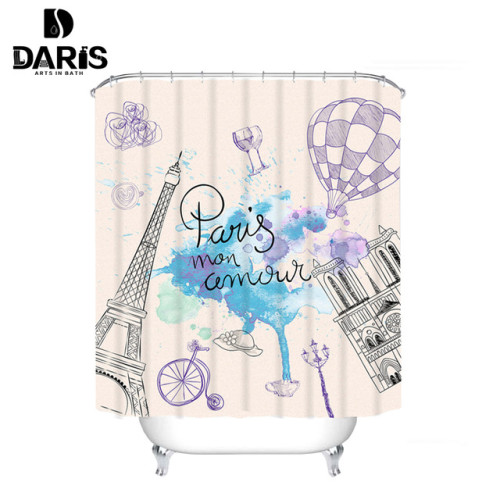 SDARISB Green Shower Curtain Bathroom Designer Cloth Art Finished Product Sexy Girl Portrait Bath Curtains Bathroom Decorated