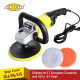 Car Polisher 1200W Variable Speed 3000rpm 180mm Car Paint Care Tool Polishing Machine Sander 220V M14 Electric Floor Polisher