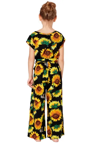 Black Sunflower Jumpsuit