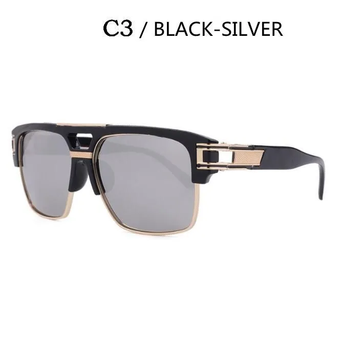 polarized sunglasses mens gradient lens grandmaster classic vintage retro fashion design sun glasses for men
