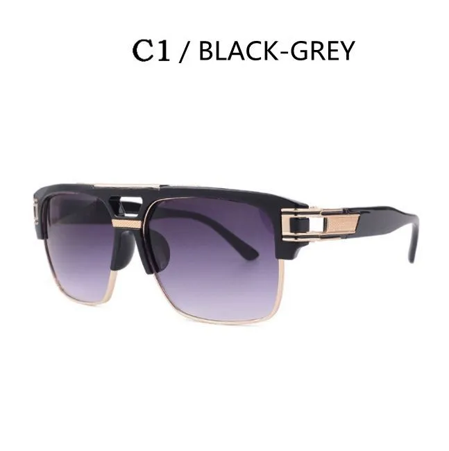 polarized sunglasses mens gradient lens grandmaster classic vintage retro fashion design sun glasses for men