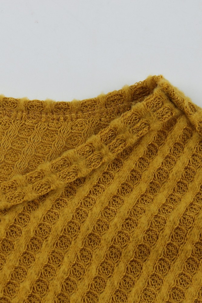 Autumn Knitted Plain Short Casual Dress