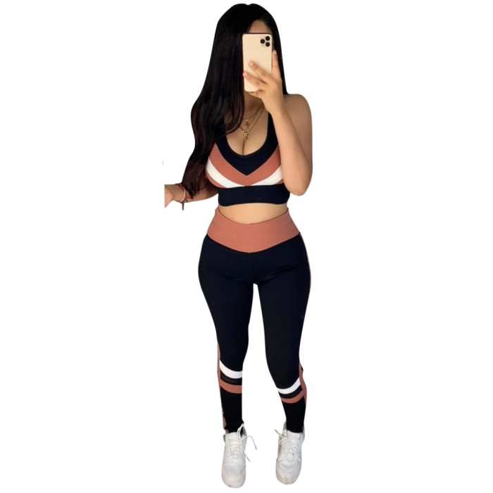 3PC Contrast Autumn Tracksuit