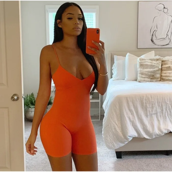 Sports Fitness Strap Plain Rompers