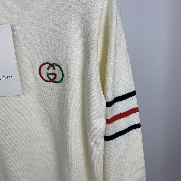 官网同步20早秋最新款-古驰Gucci 时尚休闲圆领毛衣.好质量是您的需求好品味是您该追求!!