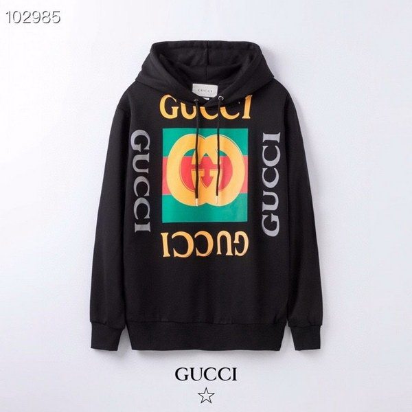 官网同步20早秋最新款-古驰Gucci 时尚休闲连帽卫衣.好质量是您的需求好品味是您该追求!!