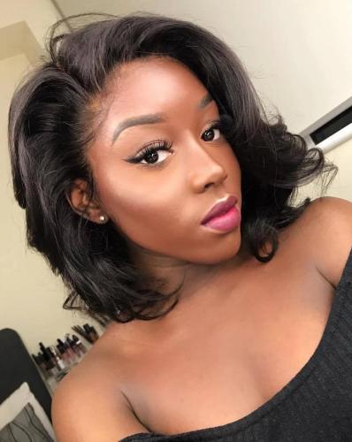 12'' Brazilian Short Bob Lace Front Wigs