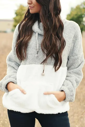 Gray Two Side Story Sweatshirt