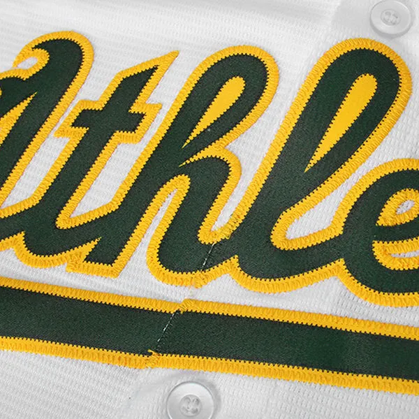Men's Oakland Athletics Majestic Athletic Green Alternate Cool Base Jersey