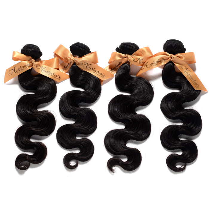 Copy 8A Unprocessed Mocha Hair Mix 3 or 3Pcs/Lot Body Wave Brazilian Virgin Human Hair Weaves Wholesale N