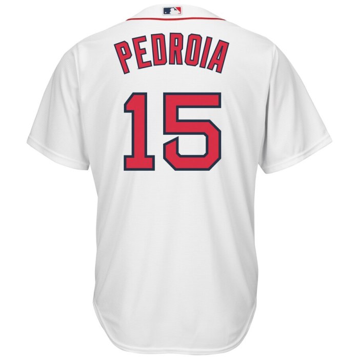 Dustin Pedroia Boston Red Sox Majestic Cool Base Player Jersey 3-Colors by hani