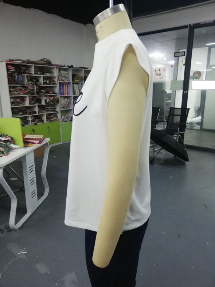 Summer Print White O Neck Regular Shirt