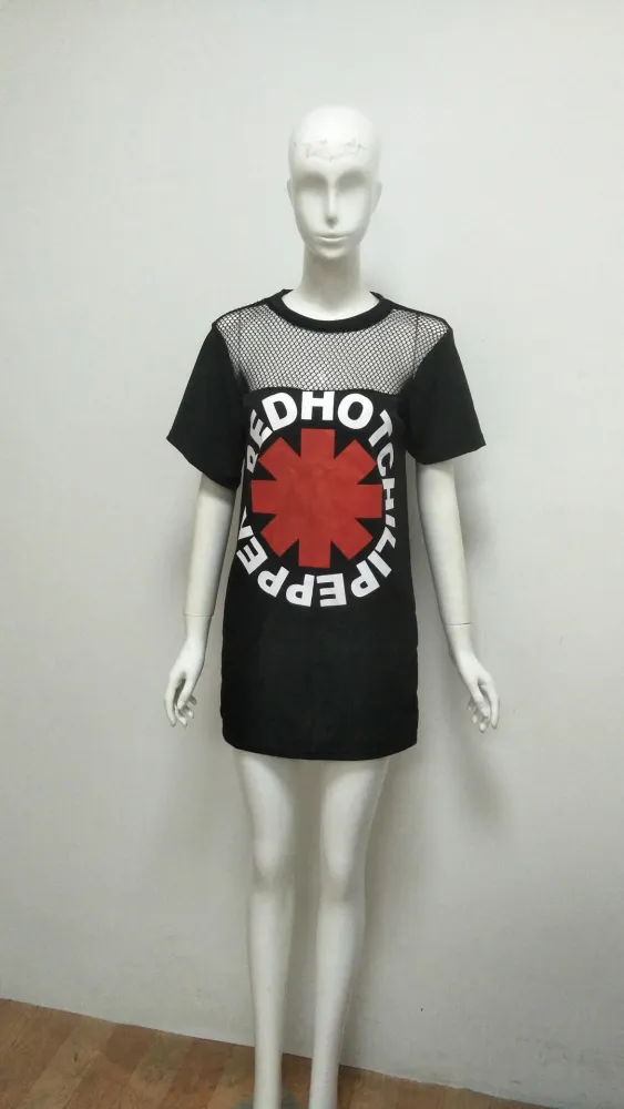 Black Print Short Sleeve Patchwork Shirt