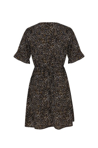 Summer V-Neck Print Short Casual Dress