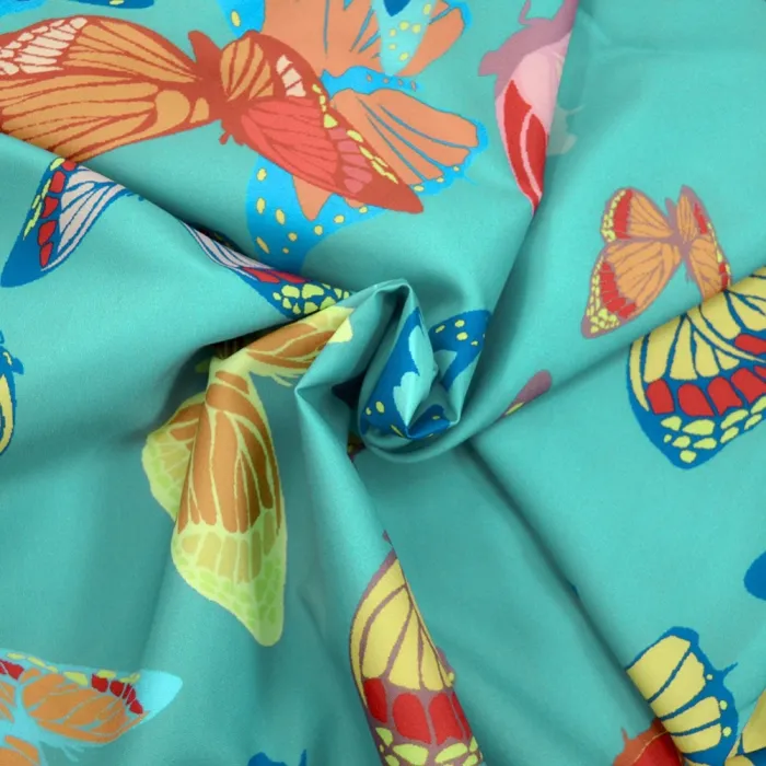 Butterfly Print Sleeveless Long Boho Dress