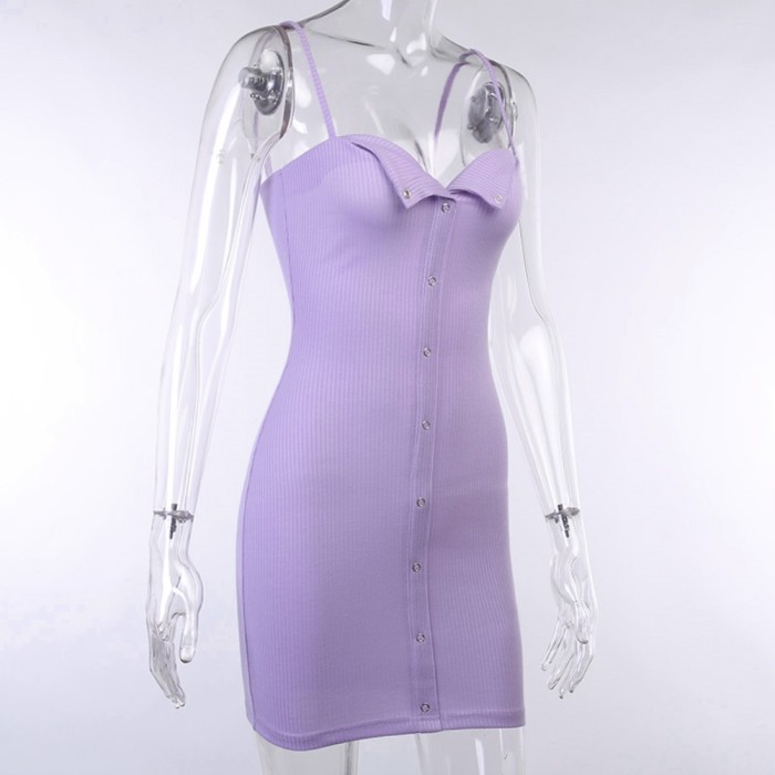 Sexy Knitted Strapless Mini Dress