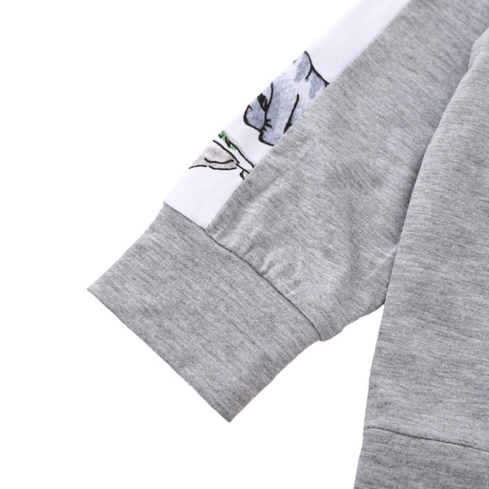 Cartoon Print Boy Long Sleeve Tracksuit