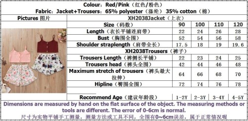 Kids Girl Summer Crop Top and Floral Shorts Set