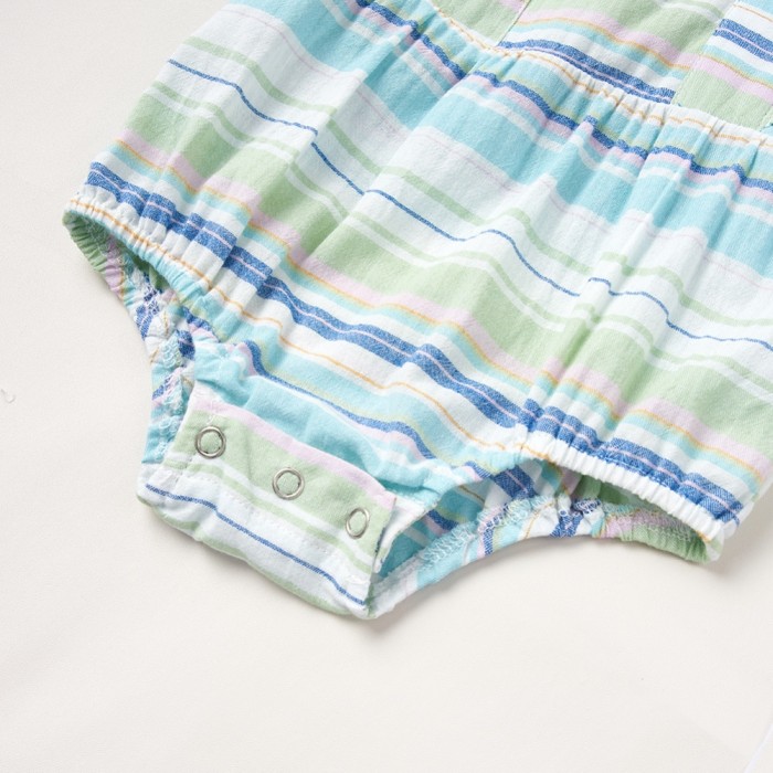 Summer Family Todder Girl Striped Rompers