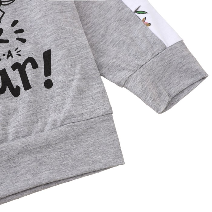 Cartoon Print Boy Long Sleeve Tracksuit