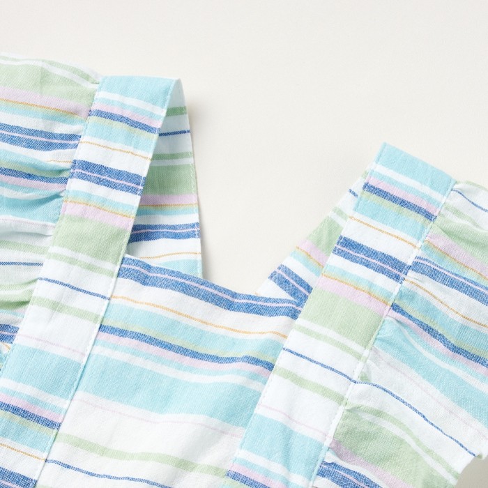 Summer Family Todder Girl Striped Rompers
