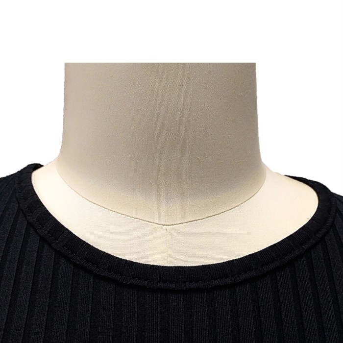 Matching 2PC Plain Knitted Crop Top and Pants Set