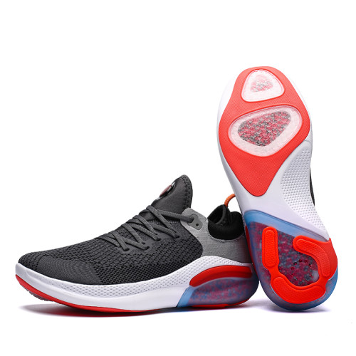 2020 Hot Sale Men Breathable Fly Knit Run Sports Shoes Air Elastic Particles Running Shoes