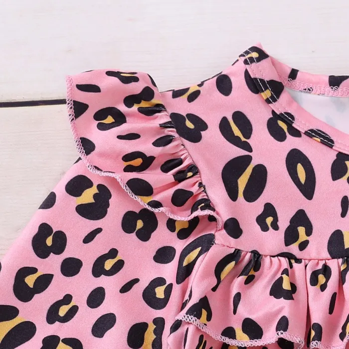 Kids Girl Print A-line Dress with Sleeves