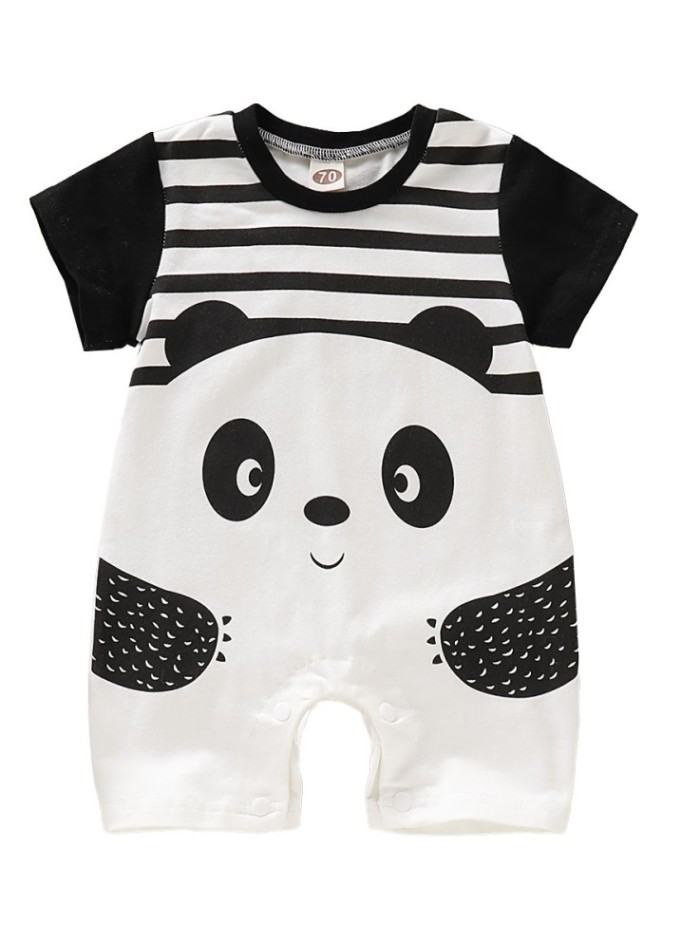 Kids Boy Summer Print Rompers