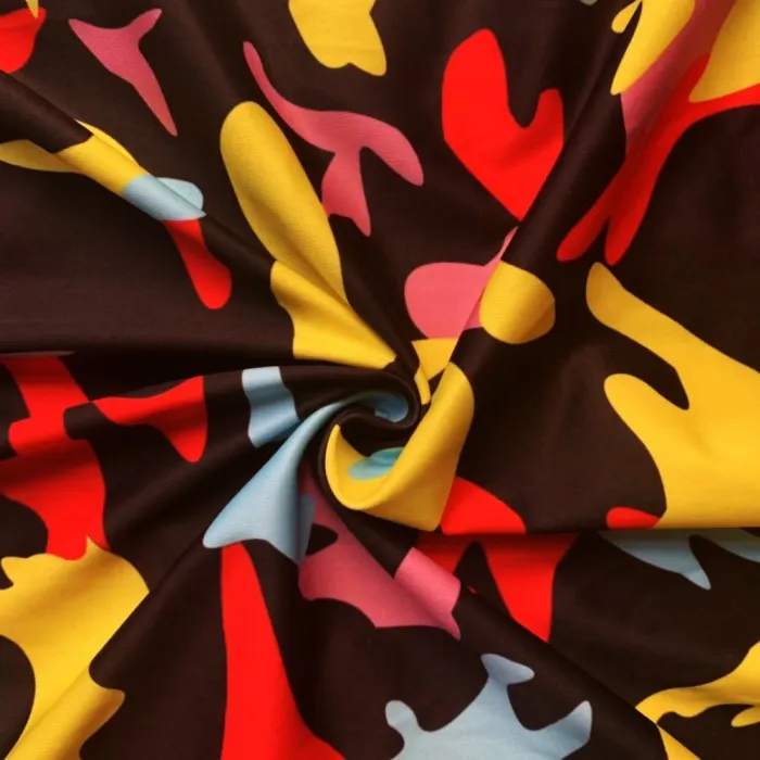 Camou Print Long Sleeve Hoody Jacket