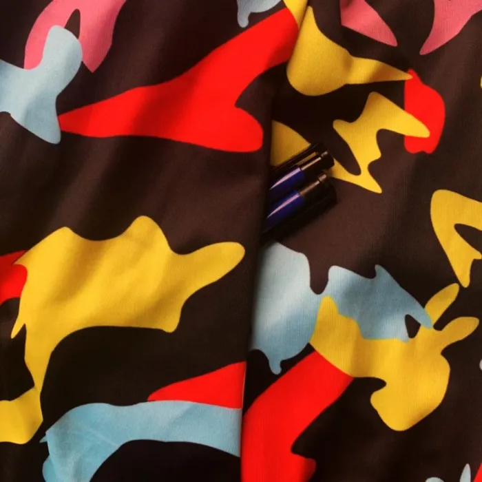 Camou Print Long Sleeve Hoody Jacket