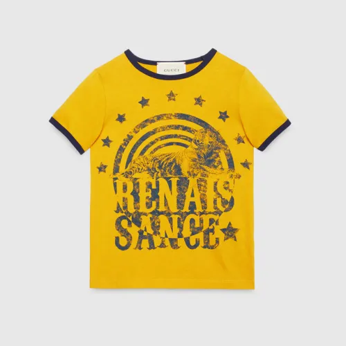 Children's circus tiger print t-shirt