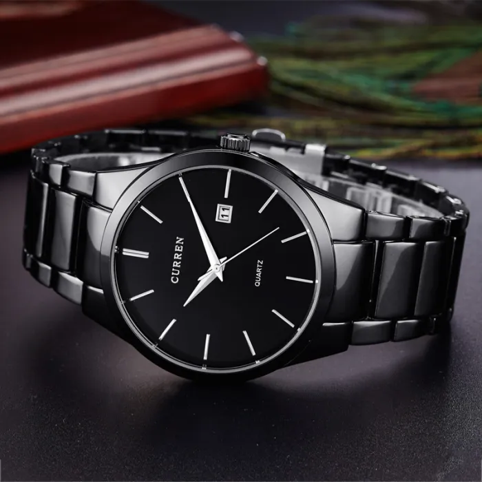2016 Top Luxury Brand CURREN Men Full Stainless Steel Business Watches Men's Quartz Date Clock Men Wrist Watch relogio masculino