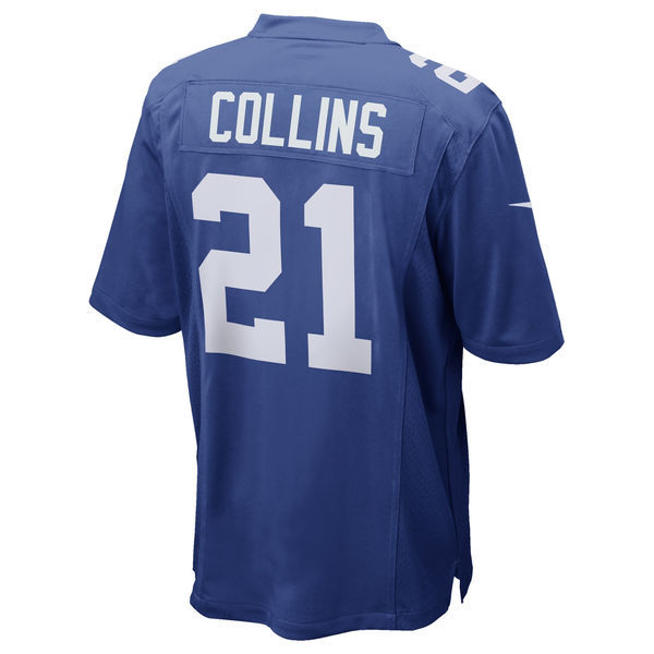 Men's New York Giants Landon Collins Nike Blue Game Jersey