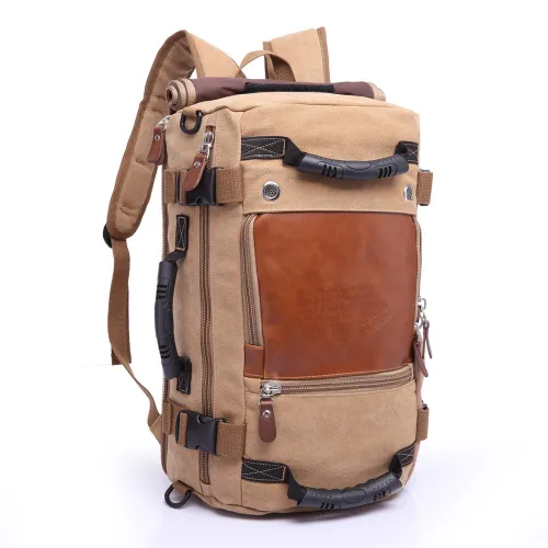 Brand Stylish Travel Large Capacity Backpack Male Messenger Shoulder Bag Computer Backpacking Men Multifunctional Versatile Bag