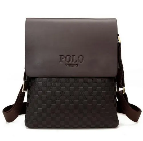 Free shipping new 2016 hot sale men bags men leather messenger bags high quality polo bag fashion men's travel bags